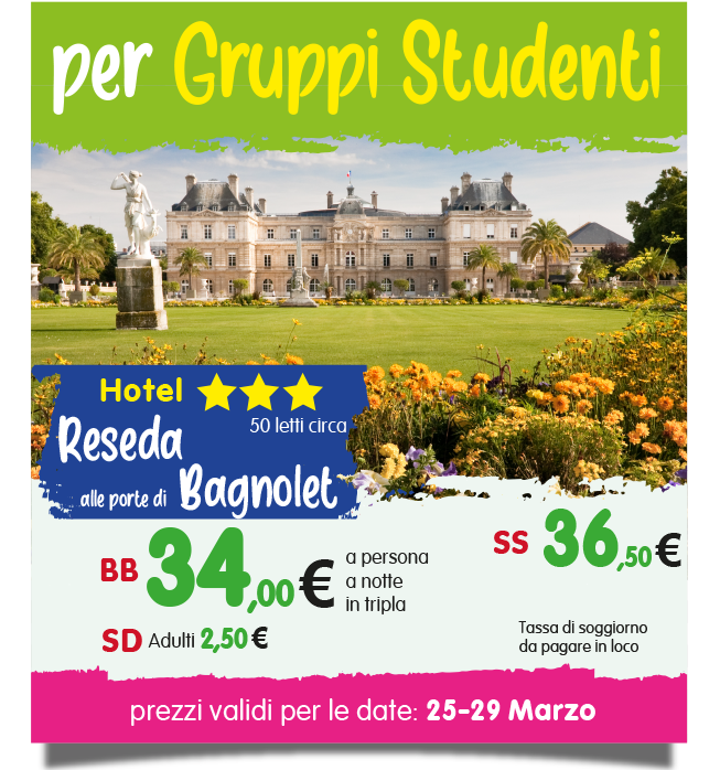 Disponibilit posti Parigi studenti